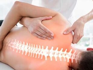 Manuelle Therapie eine Methode zur Behandlung von Osteochondrose. 