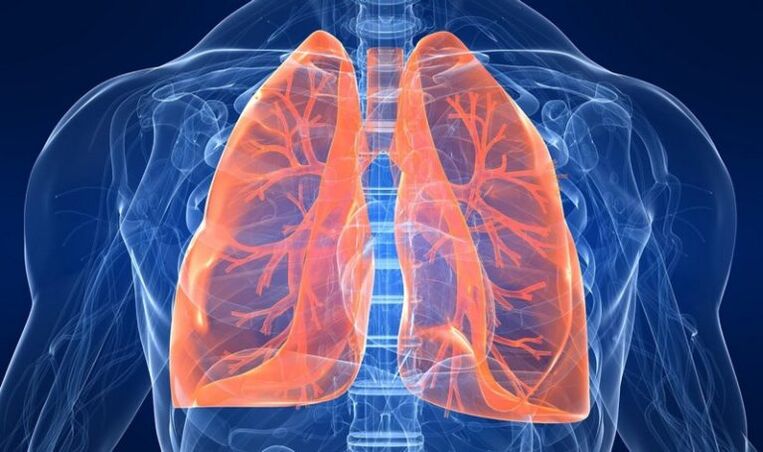 Lungenpathologie als Ursache für Schmerzen unter dem linken Schulterblatt